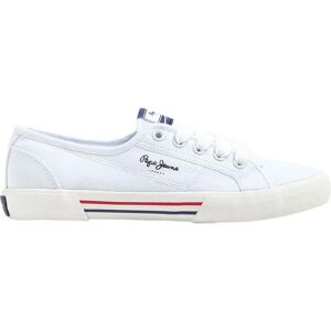 Vita sneakers Pepe Jeans - Casual, Tyg, Modell PLS31287 Vita sneakers Pepe Jeans - Casual, Tyg, Modell PLS31287