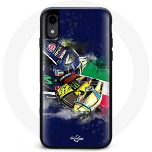 Coque souple Valentino Rossi bleu pour iPhone X - Étui - Publicité Coque souple Valentino Rossi bleu pour iPhone X - Étui - Publicité