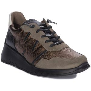 Wonders E6750ORO Noir/Or/Beige Baskets - Shoes Wonders E6750ORO Noir/Or/Beige Baskets - Shoes