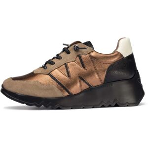 Wonders E-6750 Zapatillas Doradas Mujer - Zapatillas, Cuero, Ligero Wonders E-6750 Zapatillas Doradas Mujer - Zapatillas, Cuero, Ligero