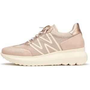 Wonders A-4001 Sneakers Décontractés en Cuir et Textile - Baskets Wonders A-4001 Sneakers Décontractés en Cuir et Textile - Baskets