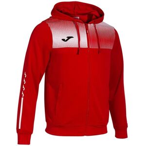 Joma Eco Supernova Red Full Zip Hoodie - Sweatshirt Joma Eco Supernova Red Full Zip Hoodie - Sweatshirt