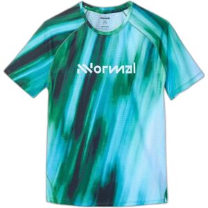 NNormal Race Blau Grün Kurzarm T-Shirt - Laufen NNormal Race Blau Grün Kurzarm T-Shirt - Laufen