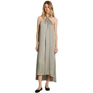 Pepe Jeans Green Satin Dress XL - Dress Pepe Jeans Green Satin Dress XL - Dress