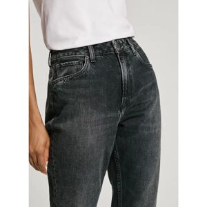 Pepe Jeans High Waist Tapered Black Denim Jeans - Jeans Pepe Jeans High Waist Tapered Black Denim Jeans - Jeans