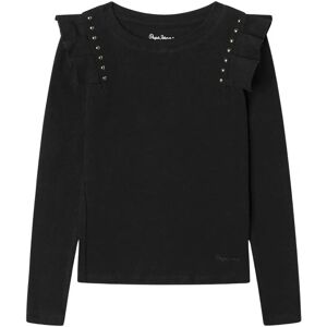 Pepe Jeans Svart långärmad T-shirt - Casual Pepe Jeans Svart långärmad T-shirt - Casual