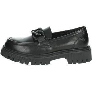 Refresh zwarte loafers met gesp - Casual schoenen Refresh zwarte loafers met gesp - Casual schoenen