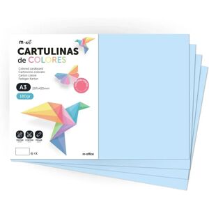 Cartulina de Colores M-Office A4 - 50 Hojas, Amarillo Cartulina de Colores M-Office A4 - 50 Hojas, Amarillo