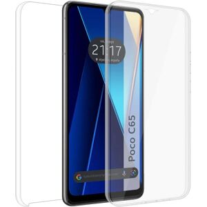 Transparante Dubbellaagse Case voor Poco C65 - Telefoonhoesje Transparante Dubbellaagse Case voor Poco C65 - Telefoonhoesje