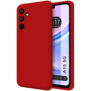 TUMUNDOSMARTPHONE Rode Liquid Silicone Galaxy A15 Hoes TUMUNDOSMARTPHONE Rode Liquid Silicone Galaxy A15 Hoes
