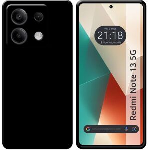 TUMUNDOSMARTPHONE Schwarze Handyhülle für Redmi Note 13 5G TUMUNDOSMARTPHONE Schwarze Handyhülle für Redmi Note 13 5G