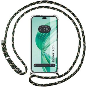 TUMUNDOSMARTPHONE X8B groene schokbestendige hoes met koord TUMUNDOSMARTPHONE X8B groene schokbestendige hoes met koord