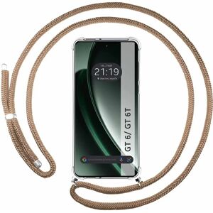 Camel Telefoonhoesje voor Realme - Schokbestendig met Koord - voor GT 6 / GT 6T 5G Camel Telefoonhoesje voor Realme - Schokbestendig met Koord - voor GT 6 / GT 6T 5G