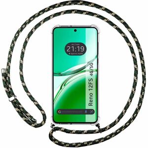 Custodia Antiurto Verde per Oppo Reno 12Fs 4G / 12 Fs 5G Custodia Antiurto Verde per Oppo Reno 12Fs 4G / 12 Fs 5G