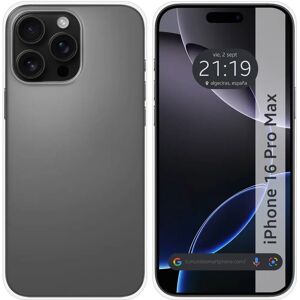 Transparante siliconen hoesje voor iPhone 16 Pro Max - TUMUNDOSMARTPHONE Transparante siliconen hoesje voor iPhone 16 Pro Max - TUMUNDOSMARTPHONE