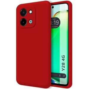 TUMUNDOSMARTPHONE Y28 4G Rode Siliconen Hoes TUMUNDOSMARTPHONE Y28 4G Rode Siliconen Hoes