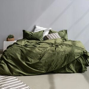 Fijalo Basic Funda nórdica - Verde oliva - Ropa de cama Fijalo Basic Funda nórdica - Verde oliva - Ropa de cama