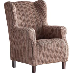 Capa para poltrona Martina Home - Marrom 33x42x8cm Elástica Protege o Encosto Capa para poltrona Martina Home - Marrom 33x42x8cm Elástica Protege o Encosto