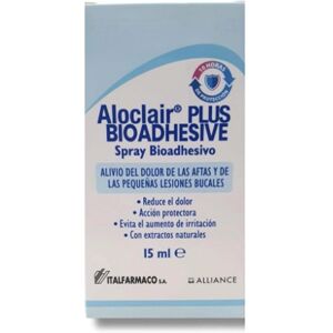 Italfarmaco Aloclair Plus Spray 15ml - Alivia aftas y molestias bucales Italfarmaco Aloclair Plus Spray 15ml - Alivia aftas y molestias bucales