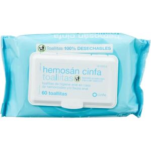 Cinfa Hemosán Toallitas 60 Unidades - Higiene de hemorroides Cinfa Hemosán Toallitas 60 Unidades - Higiene de hemorroides