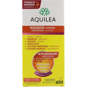 Aquilea Magnesium and Potassium 28 Effervescent Tablets - Food Supplement Aquilea Magnesium and Potassium 28 Effervescent Tablets - Food Supplement