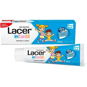 Lacer Pasta Dental Infantil Fresa - Higiene bucal infantil Lacer Pasta Dental Infantil Fresa - Higiene bucal infantil