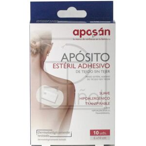 Aposan Apósitos Adhesivos Estériles - 6x10cm - 10 Unidades Aposan Apósitos Adhesivos Estériles - 6x10cm - 10 Unidades