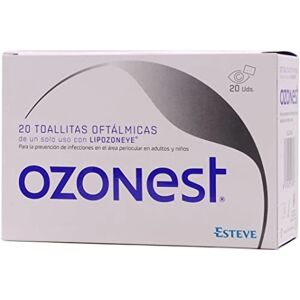 Toallitas Oftálmicas Esteve Ozonest - Cuidado Ocular Refrescante - 20 Unidades Toallitas Oftálmicas Esteve Ozonest - Cuidado Ocular Refrescante - 20 Unidades