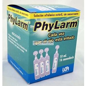 Steril ögonslösning Phylarm - Fuktar, Lindrar, 16 Doser Steril ögonslösning Phylarm - Fuktar, Lindrar, 16 Doser