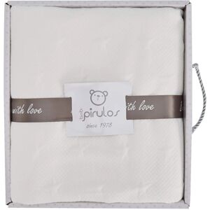 COIMASA Bimbi White Double-Faced Stars Blanket 80x100 - Blanket COIMASA Bimbi White Double-Faced Stars Blanket 80x100 - Blanket
