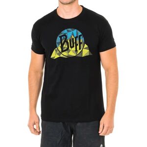 BUFF Zwarte korte mouw outdoor sport T-shirt - Mannen BUFF Zwarte korte mouw outdoor sport T-shirt - Mannen