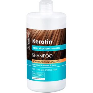 Shampoo à la kératine Dr. Santé 1000ml pour Cheveux Abîmés - Publicité Shampoo à la kératine Dr. Santé 1000ml pour Cheveux Abîmés - Publicité