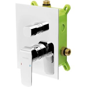 Novaservis - TINA BOX38051R - Cromo - 2 salidas - Mezclador empotrado para baño Novaservis - TINA BOX38051R - Cromo - 2 salidas - Mezclador empotrado para baño