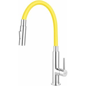 Robinet Novaservis Galben/Chrm - Bărbier flexibil - 2 moduri - Cartuș ceramic Robinet Novaservis Galben/Chrm - Bărbier flexibil - 2 moduri - Cartuș ceramic
