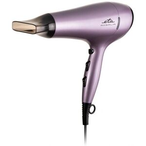 Sèche-cheveux ETA Rosalia - 2200W, 3 Vitesses, Ionique, Diffuseur, Noir-Violet - Publicité Sèche-cheveux ETA Rosalia - 2200W, 3 Vitesses, Ionique, Diffuseur, Noir-Violet - Publicité