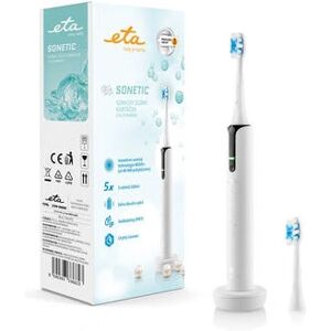 Brosse à dents sonique adulte Eta Sonetic - Blanc - Publicité Brosse à dents sonique adulte Eta Sonetic - Blanc - Publicité