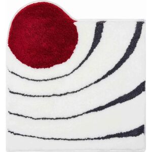 GRUND Colani 2 White Bath Mat - Rectangular, Soft Polyacrylic, 24mm, Non-slip GRUND Colani 2 White Bath Mat - Rectangular, Soft Polyacrylic, 24mm, Non-slip