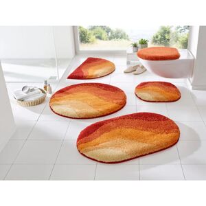 GRUND Orange Muster-Badematte - 50x50 cm - Badmatte GRUND Orange Muster-Badematte - 50x50 cm - Badmatte