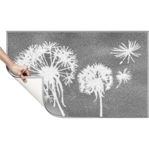 GRUND - Pusteblume - Grau - Blumenmuster - Badematte GRUND - Pusteblume - Grau - Blumenmuster - Badematte