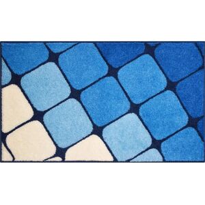 GRUND Shanga Blue Rectangular Bath Mat - Bath Mat GRUND Shanga Blue Rectangular Bath Mat - Bath Mat