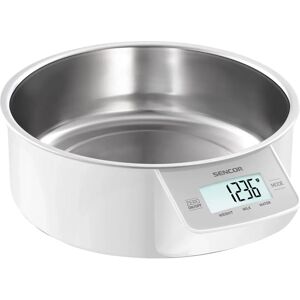 Sencor SKS 4030WH - Nerez, Bílá - Kuchyňská váha Sencor SKS 4030WH - Nerez, Bílá - Kuchyňská váha