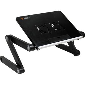 Yenkee YSN 210 Notebook-Kühlpad - Aluminium, Verstellbar, Schwarz Yenkee YSN 210 Notebook-Kühlpad - Aluminium, Verstellbar, Schwarz