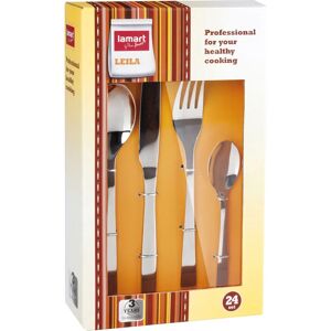 Set de tacâmuri din oțel inoxidabil Lamart LT5002 - 24 piese pentru 6 persoane Set de tacâmuri din oțel inoxidabil Lamart LT5002 - 24 piese pentru 6 persoane