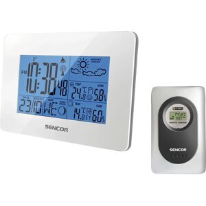 Stație meteorologică Sencor SWS 51 W Albă - Temperatura și umiditatea interioară/exterioară Stație meteorologică Sencor SWS 51 W Albă - Temperatura și umiditatea interioară/exterioară