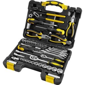 Ensemble d'outils Fieldmann FDG 5003-65R - 65 pièces avec étui - Publicité Ensemble d'outils Fieldmann FDG 5003-65R - 65 pièces avec étui - Publicité