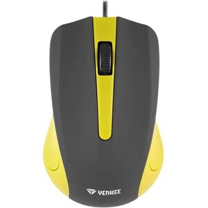 Yenkee YMS 1015YW - Ratón óptico negro y amarillo - Ratón de computadora Yenkee YMS 1015YW - Ratón óptico negro y amarillo - Ratón de computadora