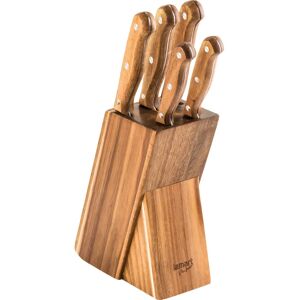 Lamart LT2080 Küchenmesser-Set - Edelstahl, Holzblock Lamart LT2080 Küchenmesser-Set - Edelstahl, Holzblock
