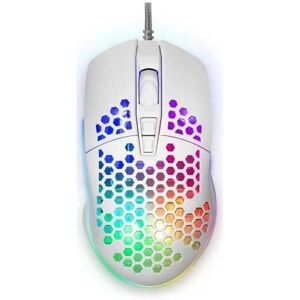 Herní myš Yenkee YMS 3030WE - 6400 DPI RGB Lehká Herní myš Yenkee YMS 3030WE - 6400 DPI RGB Lehká