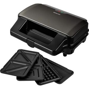 Sencor SSM 9978BK - Noir - Grille-pain Sandwich - Publicité Sencor SSM 9978BK - Noir - Grille-pain Sandwich - Publicité