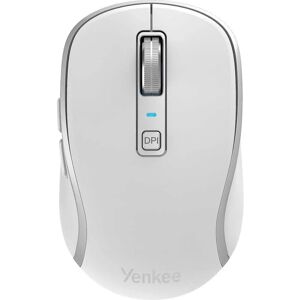 Ratón inalámbrico Yenkee YMS 2085WE - WiFi y Bluetooth dual - Blanco Ratón inalámbrico Yenkee YMS 2085WE - WiFi y Bluetooth dual - Blanco